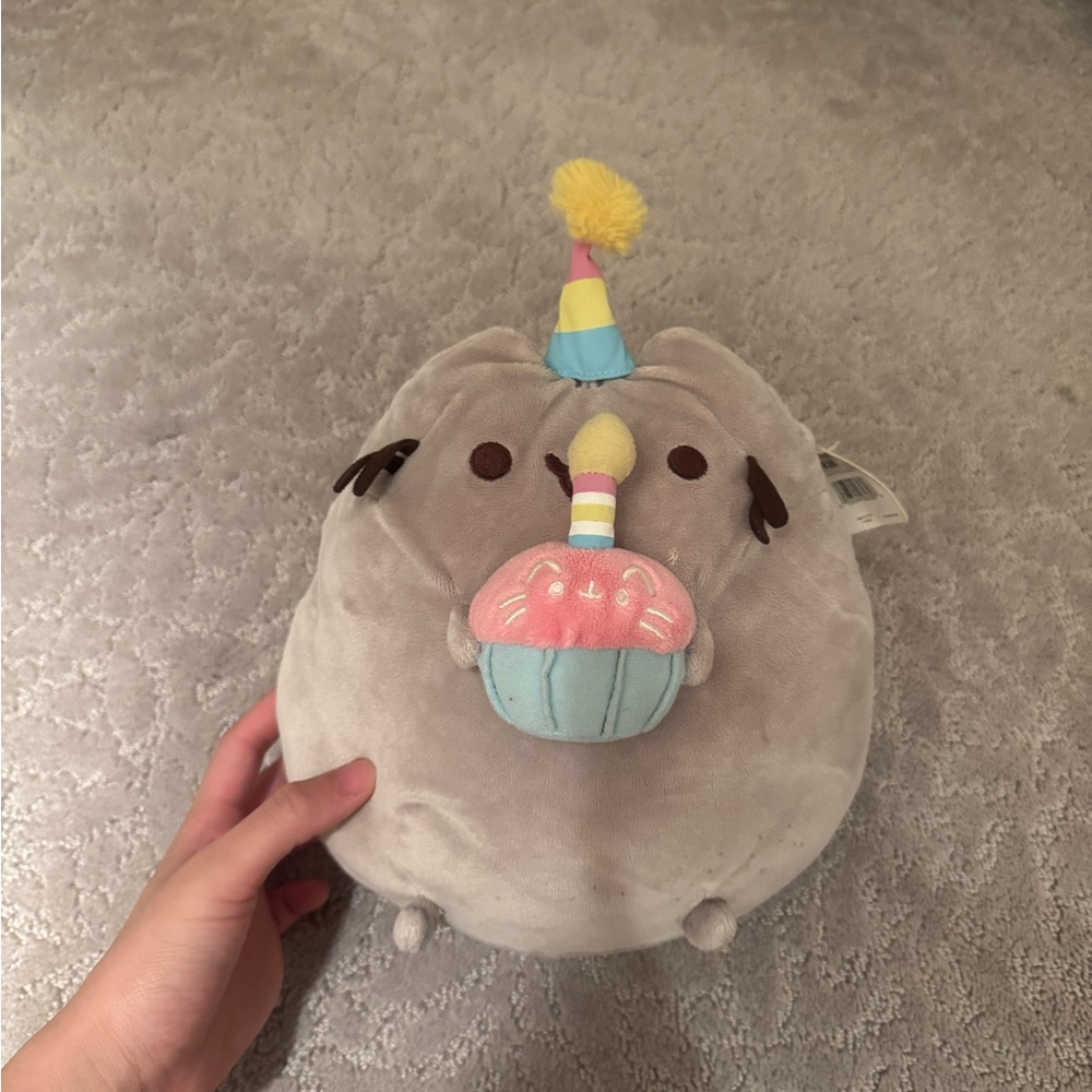 Pusheen Birthday Themed Stuffed Animal